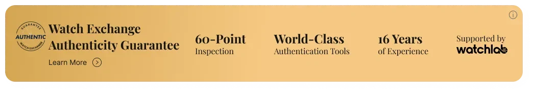 Watch Exchange Authenticity Guarantee